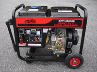 OPTI 6500 Watt Open Frame Diesel Generator
